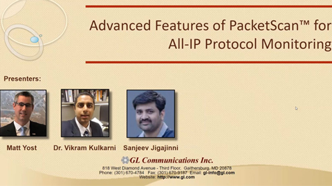 Advanced Features - PacketScan™ for All-IP Protocol Monitoring
