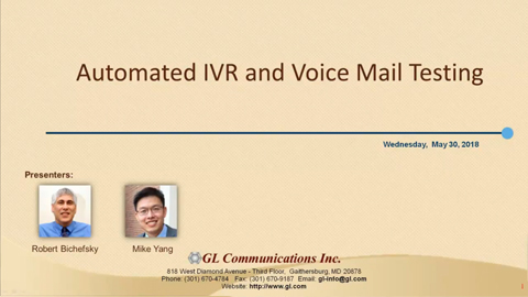 Automated Interactive Voice Response IVR & Voice Mail VM Testing