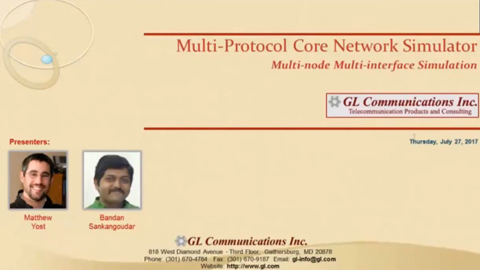 Multi-Protocol Core Network Simulator