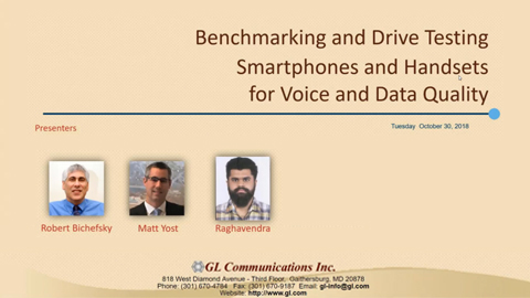 Benchmarking and Drive Testing Smartphones and Handsets for Voice and Data Quality