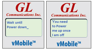 Users need to wait until power down