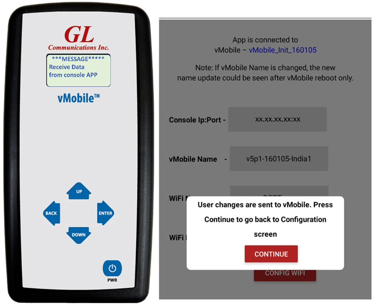 Receive Data from console APP